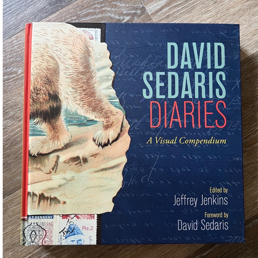 Little Brown David Sedaris Diaries A Visual Compendium Hardcover Blue Art Book